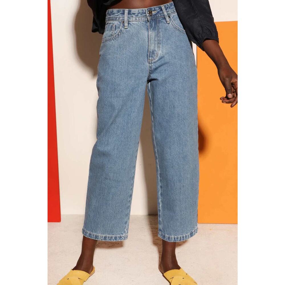 LF Markey Big Boy Barrel Jeans Slouchy Mid-Rise Mom Y2K Wide Leg Retro Pants 26